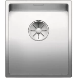 Изображение товара кухонная мойка blanco claron 340-u infino зеркальная полированная сталь 521571