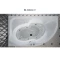 Акриловая ванна 169,5,x105 см левая Aquanet Allento 00205221 - 6