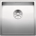 Изображение товара кухонная мойка blanco claron 400-u infino зеркальная полированная сталь 521573