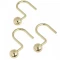Набор из 12 крючков для шторки Carnation Home Fashions Ball Type Hook Brass SLM-BAL/64 - 1