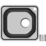 Изображение товара кухонная мойка матовая сталь ukinox галант cmm465.435 -gt5k 2c