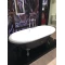 Чугунная ванна 170x85 см с противоскользящим покрытием Roca Newcast Black 233650002 - 9