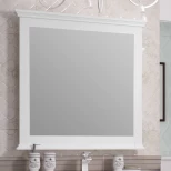Изображение товара зеркало 90x88 см белый матовый opadiris палермо z0000008548