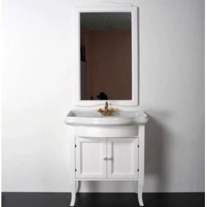Изображение товара зеркало 63x110 см белый tiffany world veronica nuovo ver1163-b