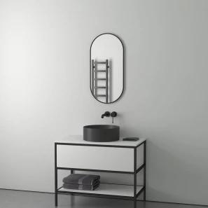 Изображение товара зеркало 40x80 см черный evoform impressive by 7503