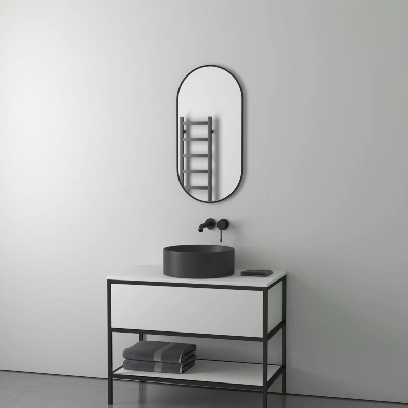 Зеркало 40x80 см черный Evoform Impressive BY 7503