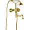 Смеситель для ванны с поворотным изливом золото 24 карата Cezares Venezia VENEZIA-VDFM2-03/24-Bi - 1