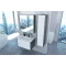 Комплект мебели белый глянец/антрацит 80 см Roca Ronda ZRU9302965 + 327470000 + ZRU9302970 - 4