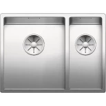 Изображение товара кухонная мойка blanco claron 340/180-u infino зеркальная полированная сталь 521609