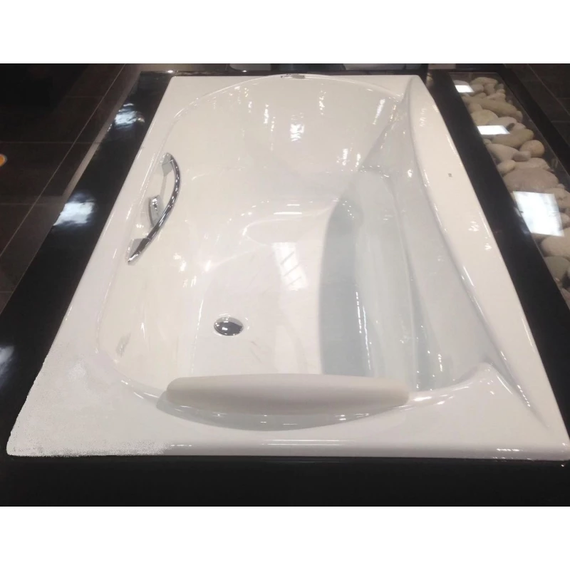 Чугунная ванна 170x85 см с противоскользящим покрытием Roca Akira 2325G000R