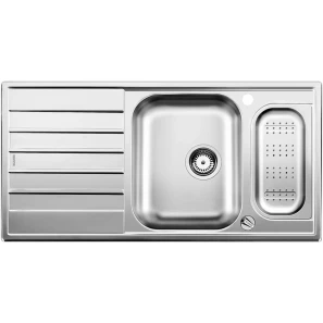 Изображение товара кухонная мойка blanco livit 6s centric полированная сталь 516191