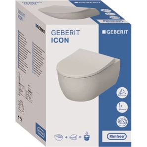 Изображение товара комплект подвесной унитаз geberit icon 500.784.01.1 + система инсталляции geberit 458.124.21.1