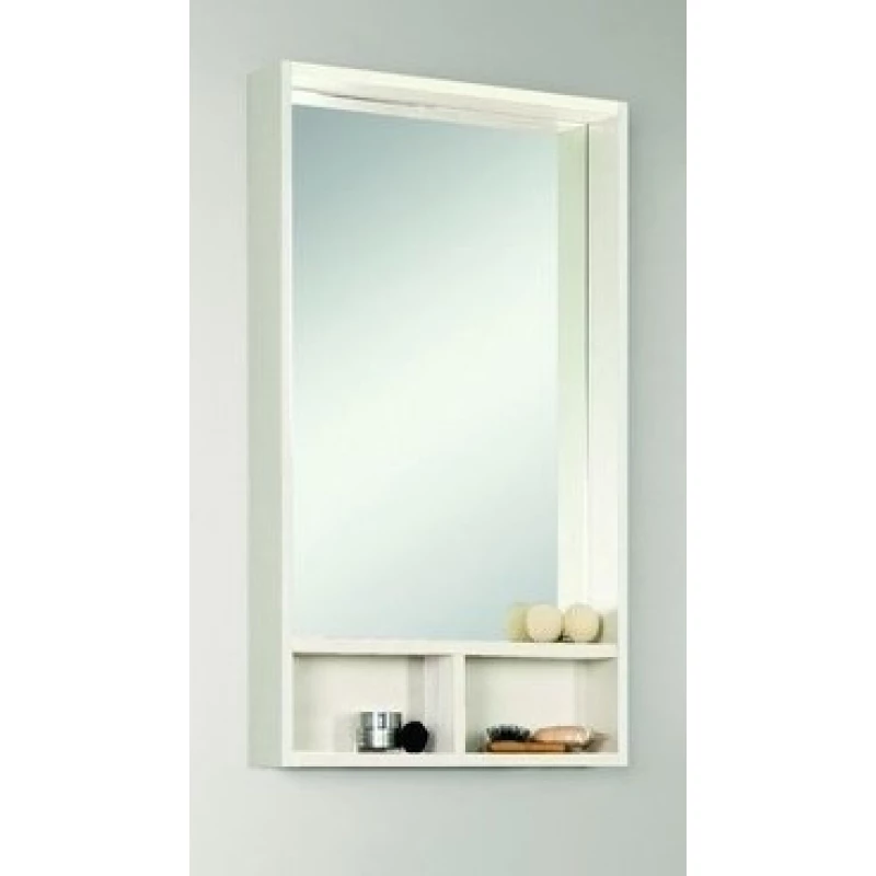 Зеркальный шкаф Йорк 60 Белый глянец/Выбеленное дерево Aquaton 1A170102YOAY0