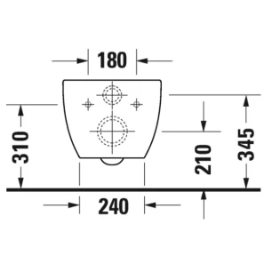 Изображение товара унитаз подвесной duravit architec 45720900a1 безободковый, с сиденьем микролифт, альпийский белый