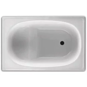 Изображение товара пристенная ванна стальная сидячая  105x70 см blb europa mini b05e