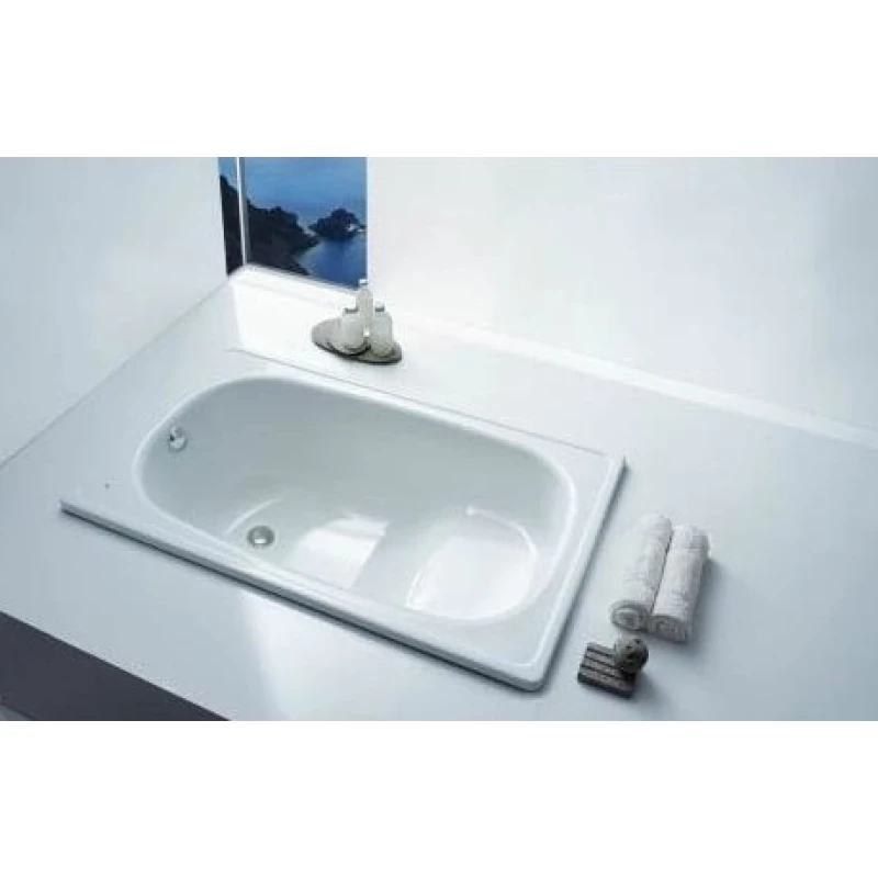 Стальная сидячая ванна 105x70 см BLB Europa Mini B05E