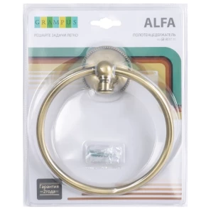 Изображение товара кольцо для полотенец grampus alfa gr-9511