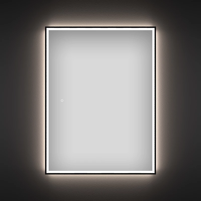 Зеркало 80x120 см черный матовый Wellsee 7 Rays’ Spectrum 172201400