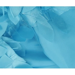 Изображение товара штора для ванной комнаты carnation home fashions jasmine cyan blue fscl-jas/88