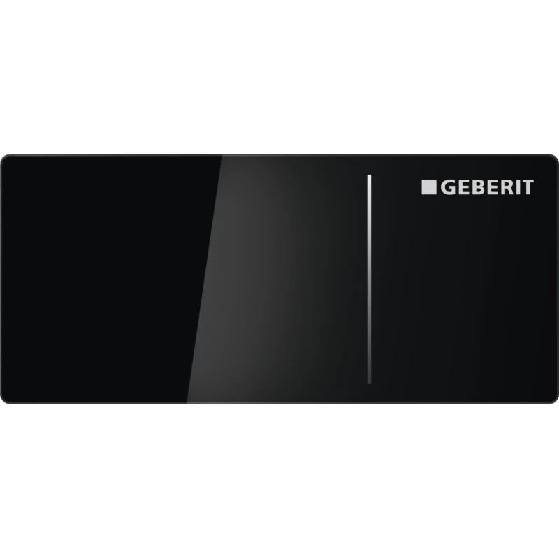 Дистанционная клавиша смыва Geberit Omega70 черное стекло для двойного смыва 115.084.SJ.1