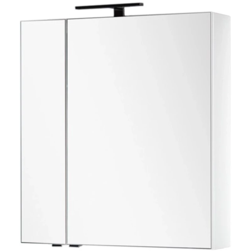 Зеркальный шкаф 79,8x85 см белый Aquanet Эвора 00184936