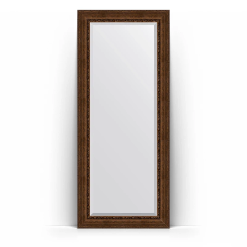 Зеркало напольное 87x207 см состаренная бронза с орнаментом Evoform Exclusive Floor BY 6139