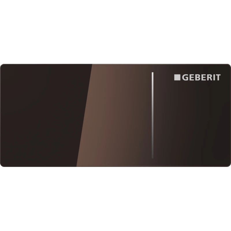 Дистанционная клавиша смыва Geberit Omega70 стекло цвета умбры для двойного смыва 115.084.SQ.1