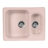 Изображение товара кухонная мойка aquagranitex розовый m-09(315)