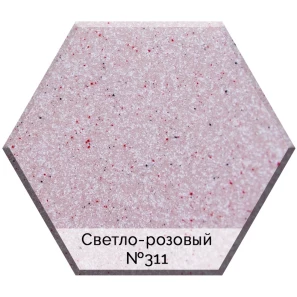 Изображение товара кухонная мойка aquagranitex светло-розовый m-09(311)