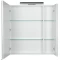Зеркальный шкаф 83,6x85 см белый Aquanet Франка 00183045 - 3