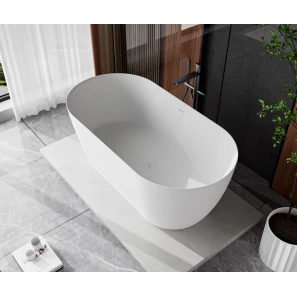 Изображение товара ванна из литьевого мрамора 150x75 см cezares relax czr-relax-150-75-57-ssb